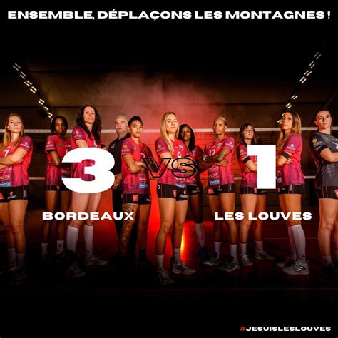 Volley Ball Les Louves S Inclinent En Play Offs Face Bordeaux