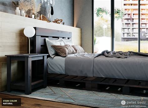 Pallet Bed The Twin Size Includes Headboard And Platform Etsy