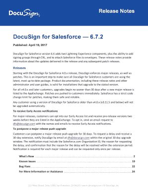 Fillable Online Docusign For Salesforce Administrator Guide V Fax