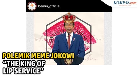 Kritik Jokowi Dengan Sebutan The King Of Lip Service BEM UI Disebut