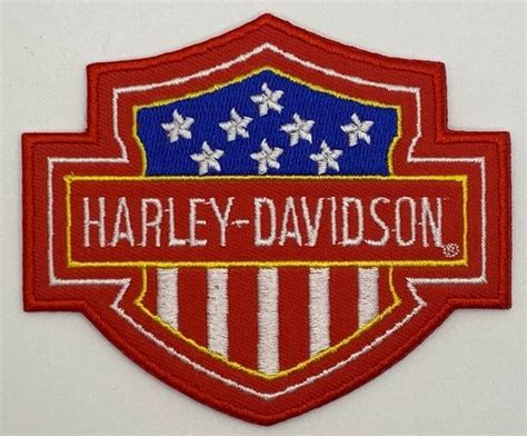 Harley Davidson Motorcycle Patch Measures X Inches Can Be