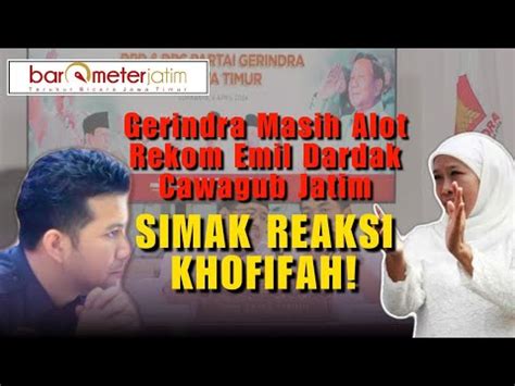 Gerindra Masih Alot Rekom Emil Dardak Cawagub Jatim I Simak Reaksi