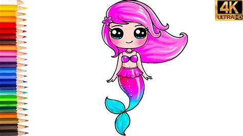 Como Dibujar Una Princesa Sirena Facil Dibujo De Sirena Colorear Sexiz Pix