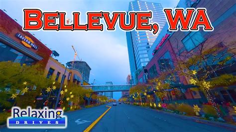 Driving Tour Of Snowflake Lane Bellevue Wa Relaxing Drives Youtube