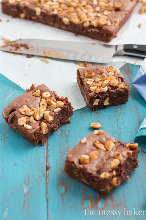 Skinny Peanut Butter Fudge Brownies One Sweet Mess