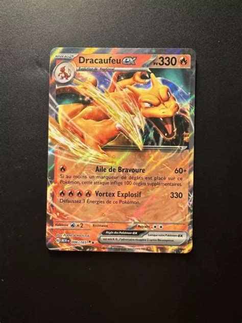 Carte PokÉmon Dracaufeu Ex 6165 151 Ecarlate And Violet Ev35 Fr Eur 100 Picclick Fr