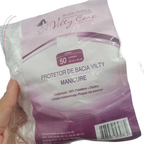 Protetor Plastico De Bacia Manicure Descartável Vilty 50 Un MercadoLivre