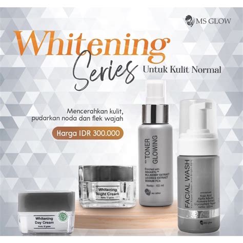 Jual Ms Glow Paket Whitening Original Msglow Ultimate Luminous Acne