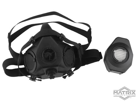 Matrix Special Tactical Respirator Mask Color Black Communications