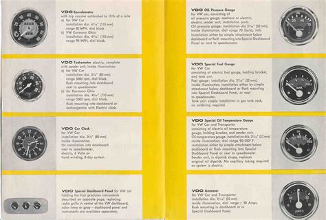 Thesamba Vw Archives Vdo Vw Gauges Catalog Excerpt