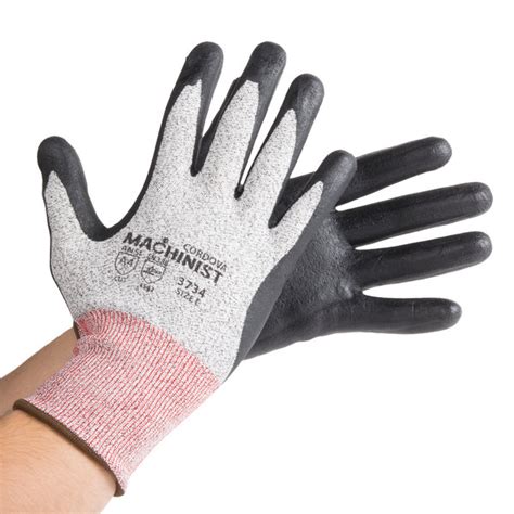 Cordova Machinist Salt And Pepper Hppe Glass Fiber Cut Resistant Gloves