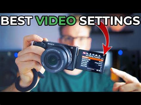 Sony ZV E10 Video Settings ILCZV E10