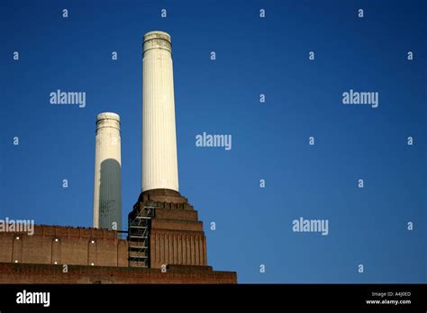 Battersea Power Station Chimneys in London Stock Photo - Alamy