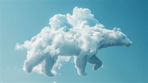 Clouds animals on Yellow Images Creative Store - 137881