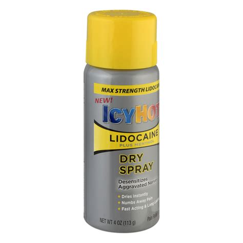 Icy Hot Max Strength Lidocaine Plus Menthol Dry Spray Hy Vee Aisles Online Grocery Shopping
