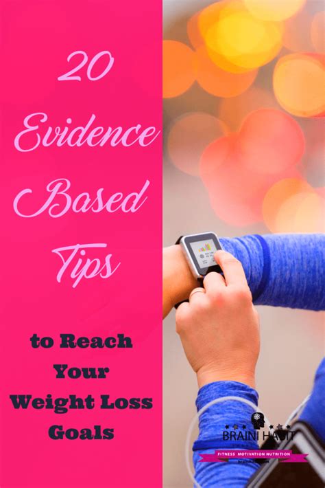 20 Evidence Based Tips To Reach Your Weight Loss Goals Braini Habit