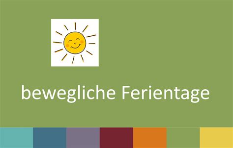 Bewegliche Ferientage Bbs Zw