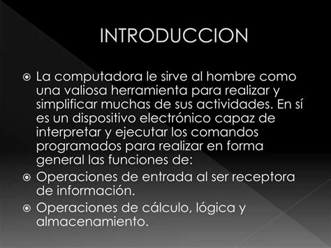 PPT Partes Que Integran Una Computadora PowerPoint Presentation Free