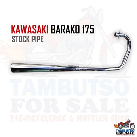 Kawasaki Barako Stock Pipe Type Muffler For Barako Exhaust