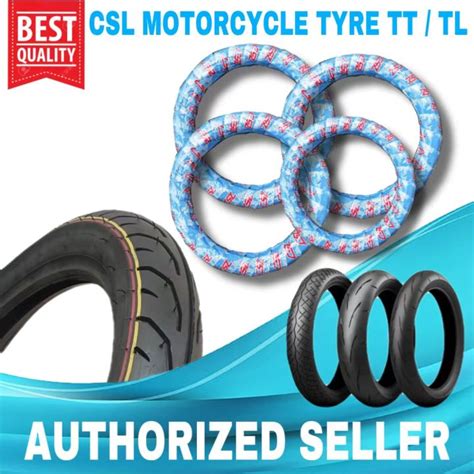 CSL Motorcycle Tyre Tire Gulong Tubeless And Tube Type Japan Quality