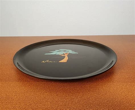 Couroc Monterey Cypress Small Serving Tray Mid Century Modern Etsy