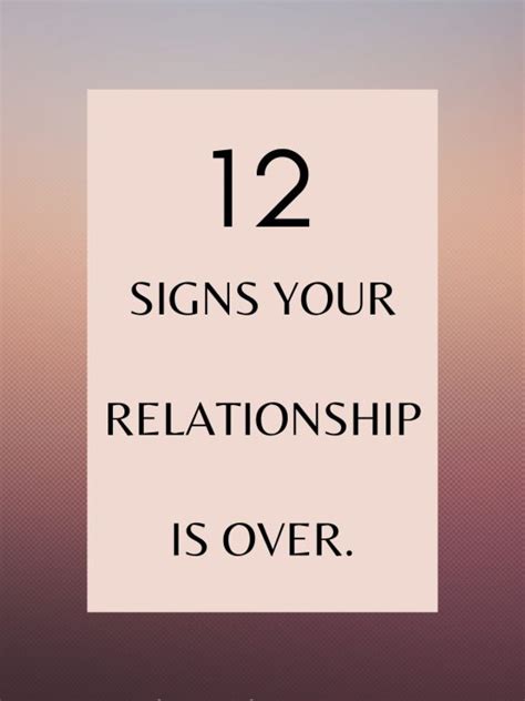 What Are Signs Your Relationship Is Over Love Pavillion