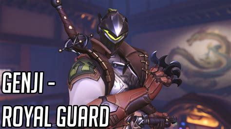 Genji Royal Guard Skin Showcase Overwatch 2 Youtube