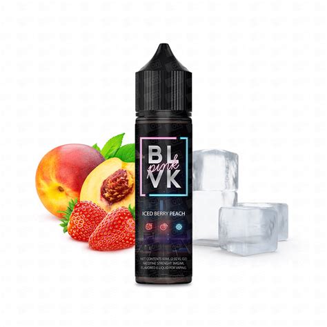 L Quido Blvk Pink Freebase Mg Iced Berry Peach Vaporon