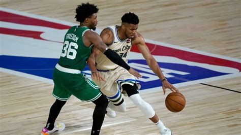 Marcus Smart Takes Shot At Giannis Antetokounmpo And Officials Giannis Has Six Fouls They