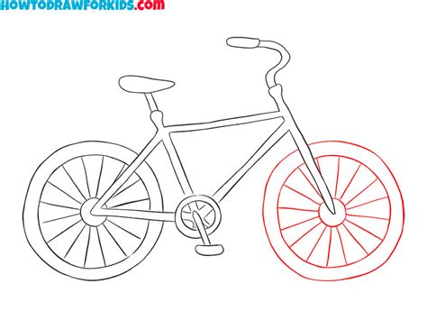 How to Draw an Easy Bike - Easy Drawing Tutorial For Kids