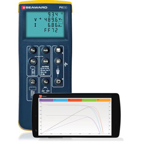 Le Testeur Photovolta Que Pv Avec Tra Age De Courbe Iv Seaward