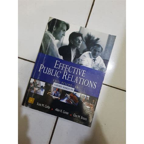 Jual Buku Original EFFECTIVE PUBLIC RELATIONS Scott M Cutlip