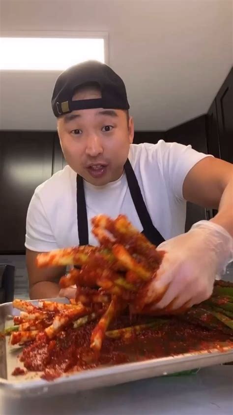 Chef Chris Cho PA Kimchi Recipe Cucumber Korean Kimchi Video In