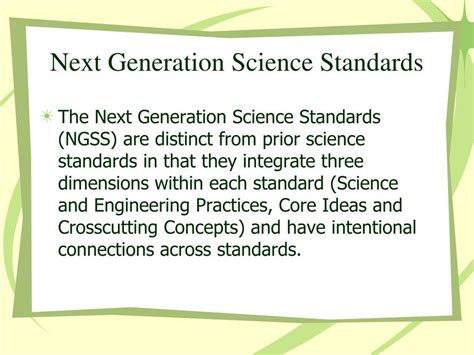 Ppt Framework For K Science Education And Next Generation Science