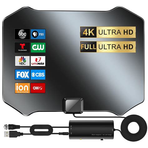 2024 Upgraded TV Antenna Smart Digital Indoor - Outdoor Antenna Long Range 560+ Miles ...