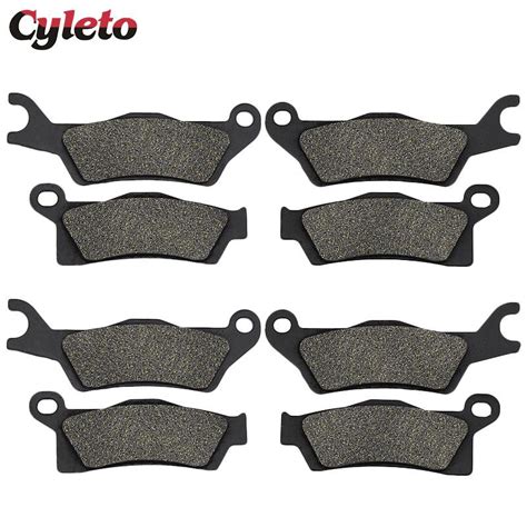 Cyleto Motorcycle Front Or Rear Brake Pads Set For Can Am Renegade