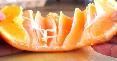 Life Hack How To Peel An Orange Like A Pro Huffpost Uk Life