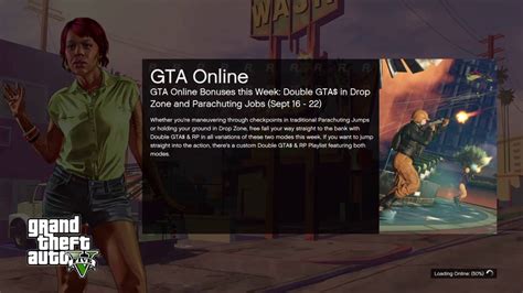 Gta Online Double Rp In Drop Zone And Parachuting Jobs From Th Sept