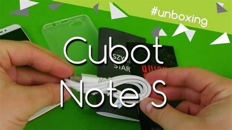 Smartfon Cubot Note S Unboxing YouTube