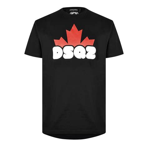 Dsquared2 Dsq T Shirt Sn34 Men Black Flannels