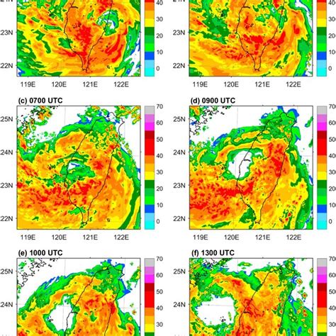 Composite Of Simulated Maximum Radar Reflectivity In Units Of Dbz At