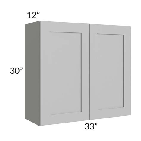 Midtown Painted Grey Shaker X Wall Cabinet The Rta Store