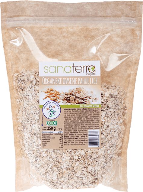 Sanaterra ORGANSKE OVSENE PAHULJICE 250 G Dm Rs