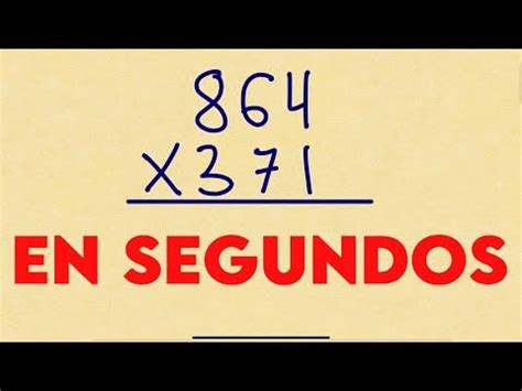 Atajo Matem Tico Para Multiplicar R Pido Y Furioso Tips Para El