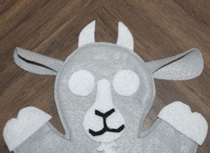 Free Goat Felt Hand Puppet Pattern The Tucson Puppet Lady