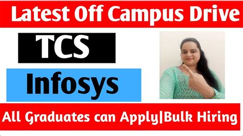 Latest Freshers Hiring Infosys Recruitment Tcs Bps Hiring Off