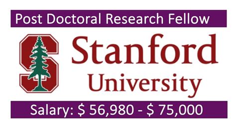 31 Postdoctoral Fellowships At Stanford University California United