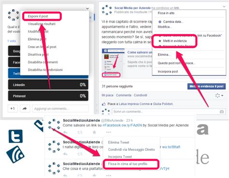 Mettere In Evidenza Un Post Su Twitter Facebook E Google