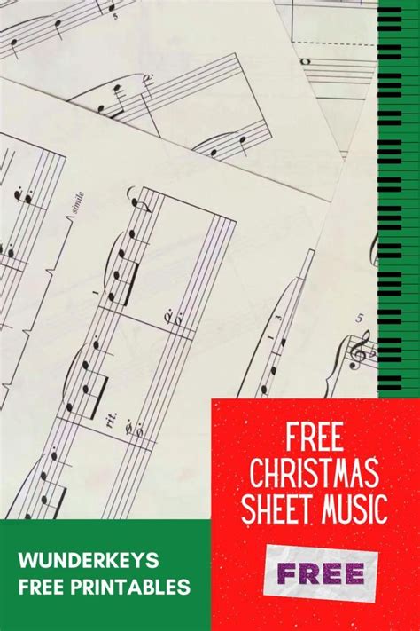 FREE Christmas Sheet Music For Piano Students WunderKeys Toolkit