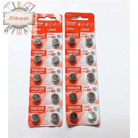 LR44 A76 ORIGINAL MAXELL ALKALINE BATTERY 1 5V Shopee Philippines